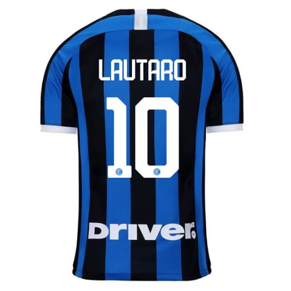 Camiseta Inter Milan NO.10 Lautaro 1ª 2019-2020 Azul